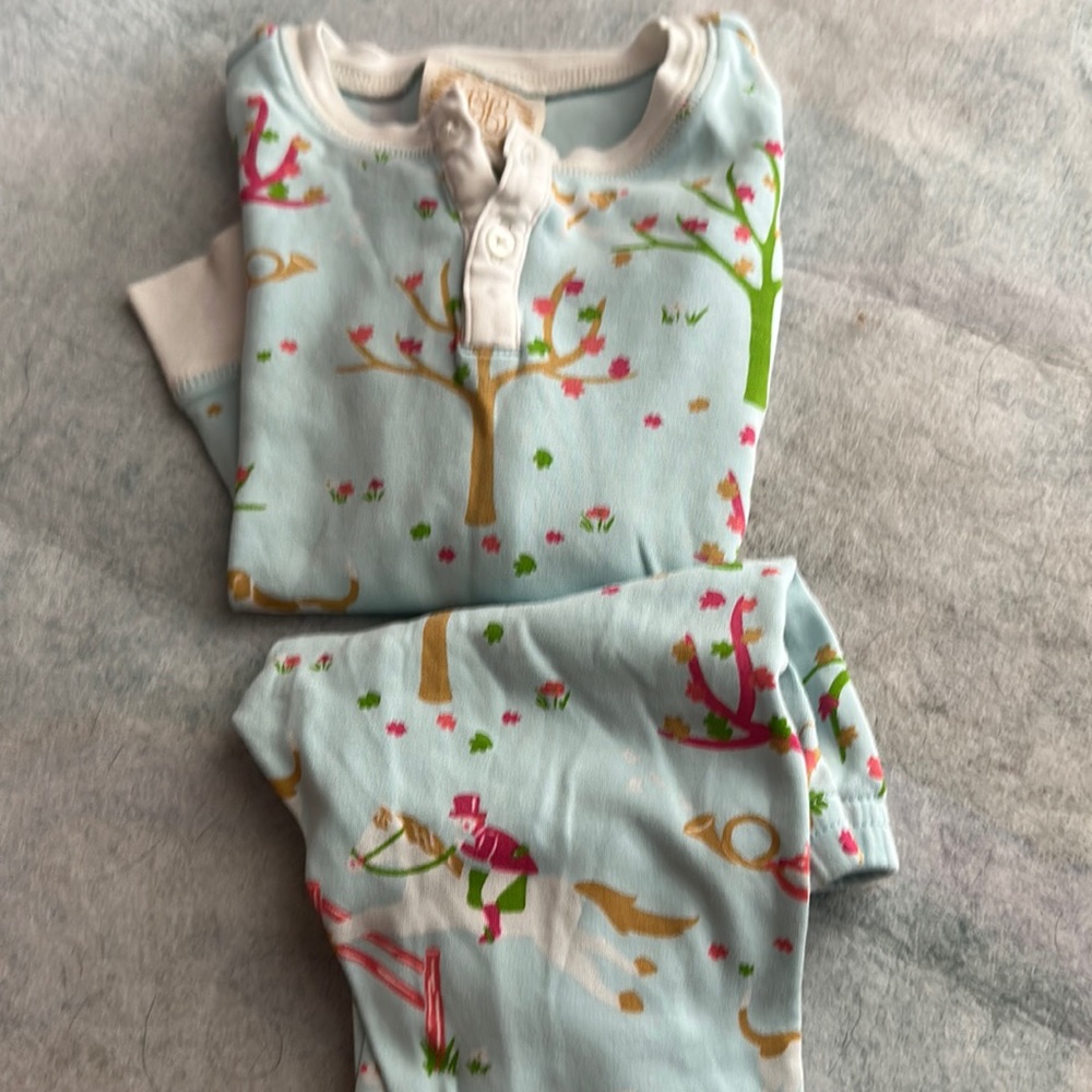 Baby boden kids pajamas horse and hound
